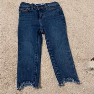 Old Navy Kids Dark Blue Frayed Hem Jeans
